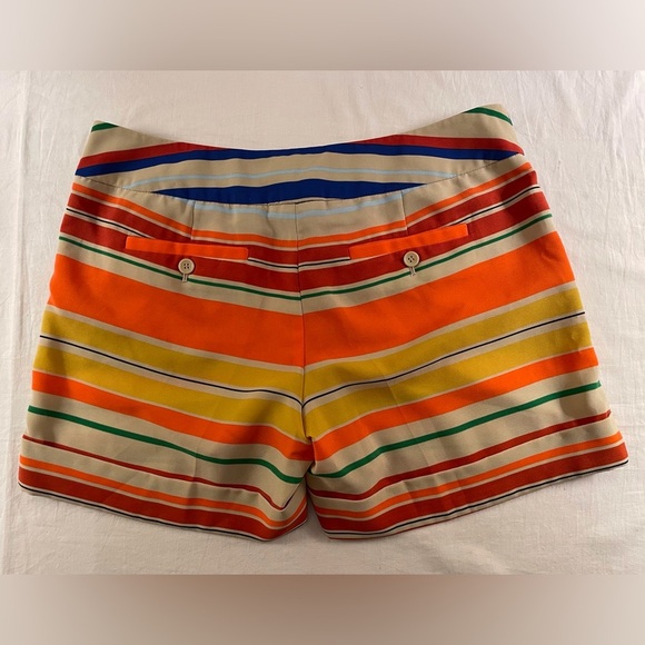 Outback Red Multicolored Striped Dress Shorts Size 10 - Picture 9 of 12